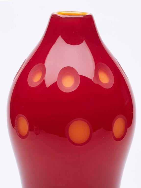 Vintage Venini Murano Art Glass Vase, 20th Century at 1stDibs