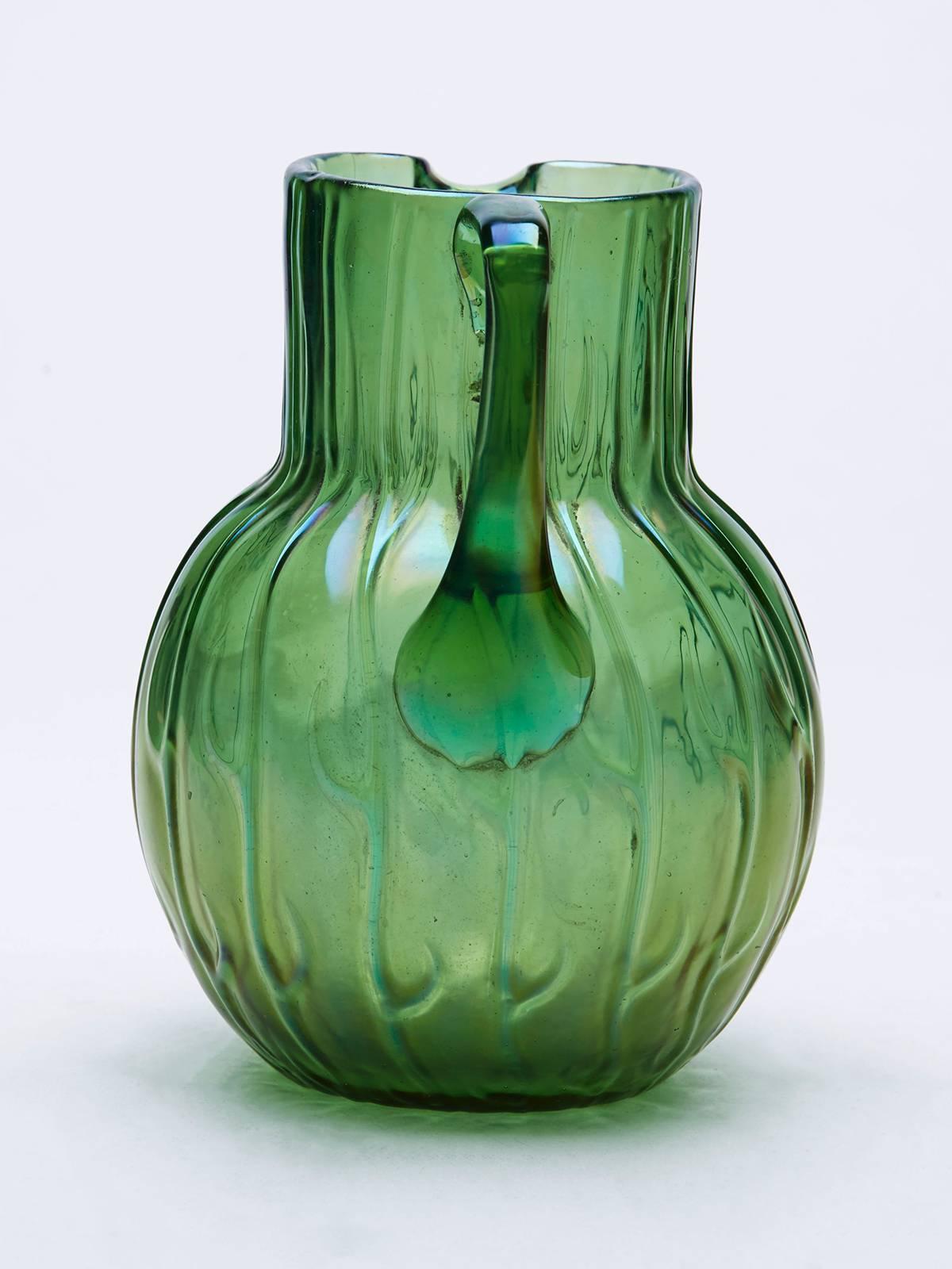 loetz iridescent glass vase