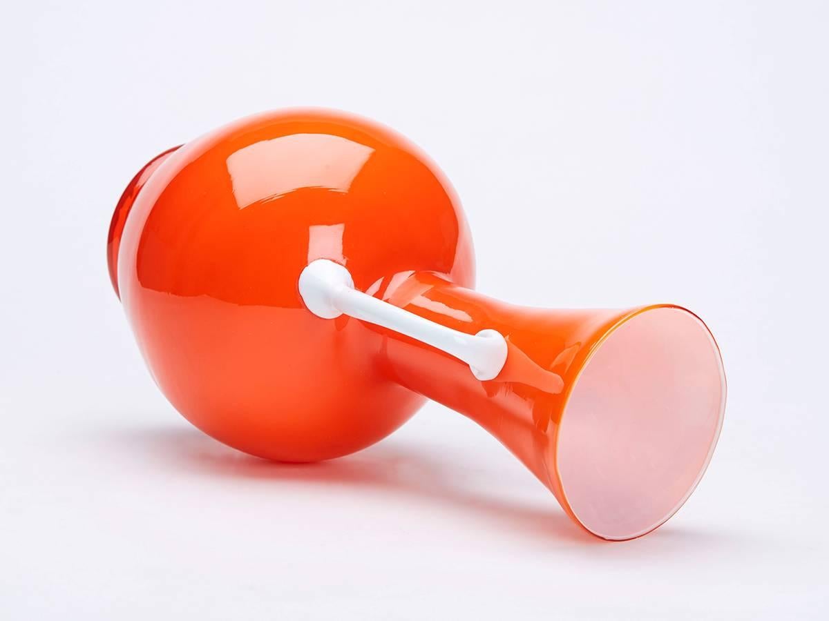 orange vase vintage
