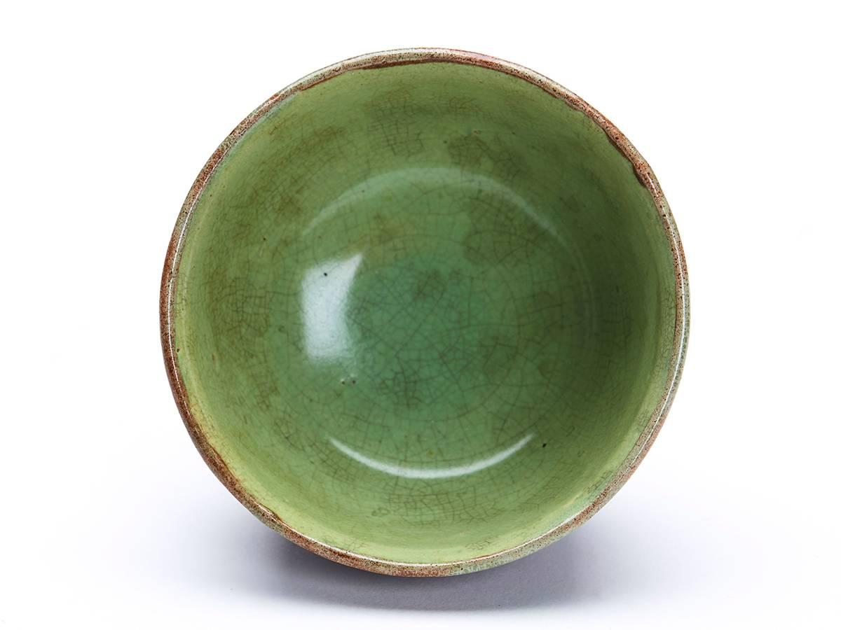 20th Century Greber Set Six French Art Pottery Bowls, circa 1899-1933