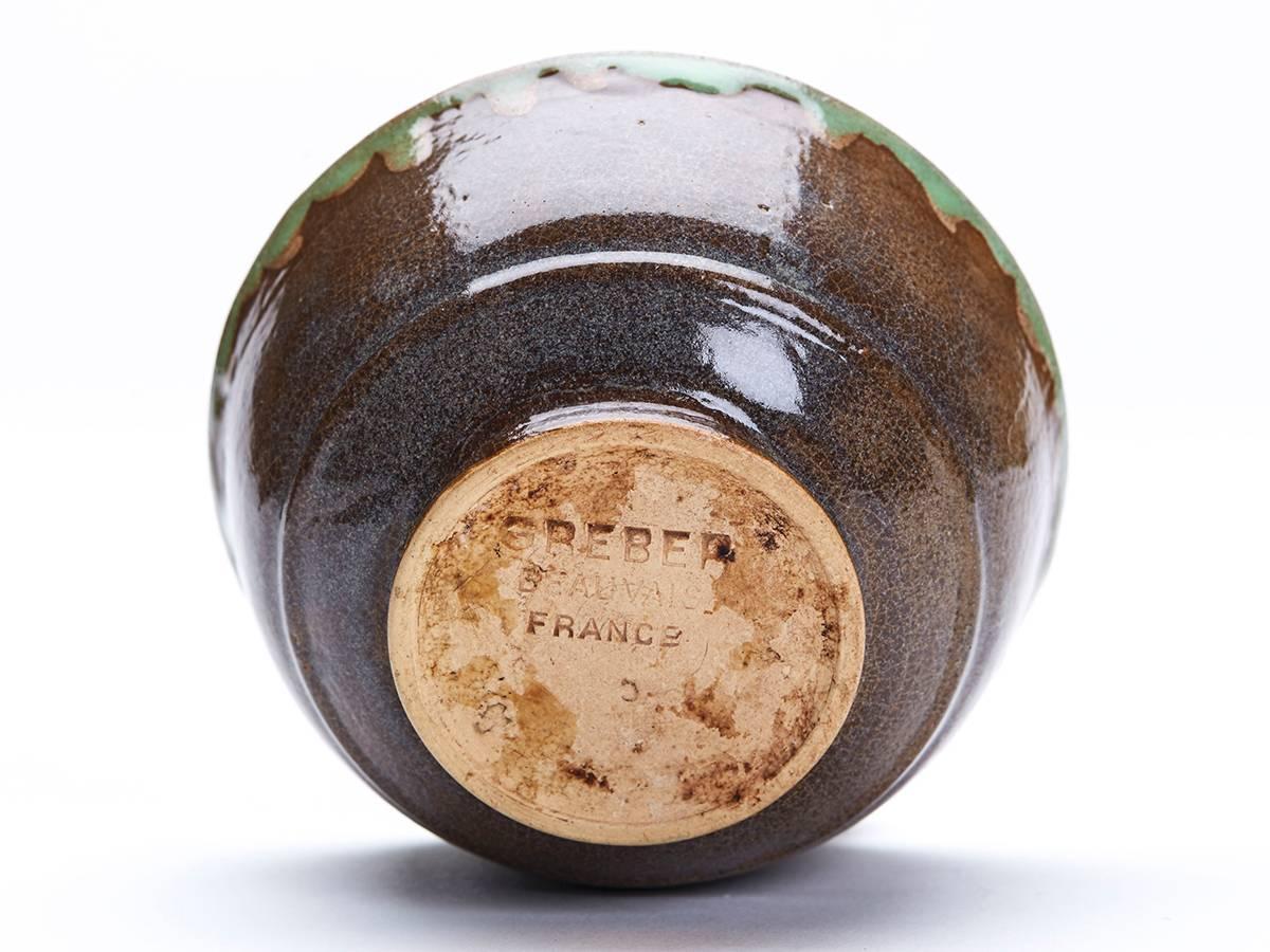 Greber Set Six French Art Pottery Bowls, circa 1899-1933 5
