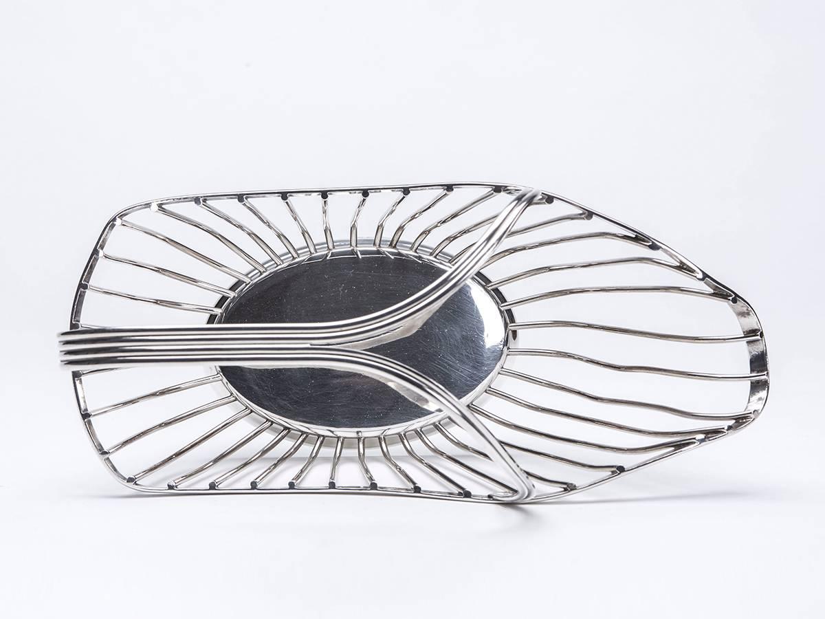 Mid-20th Century Art Deco Christofle Silver Plated Bottle Pourer, circa 1935