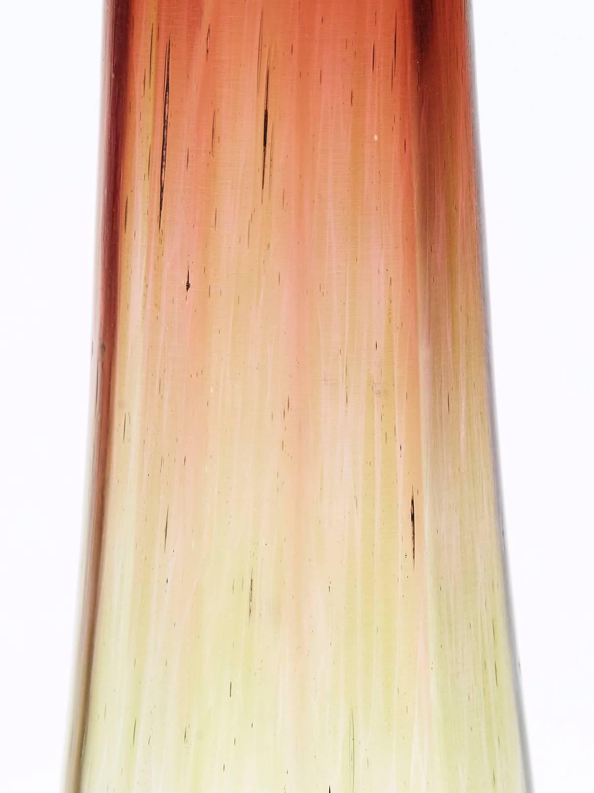Art Nouveau Rindskopf Pepita Hyacinth Glass Vase, circa 1905 3