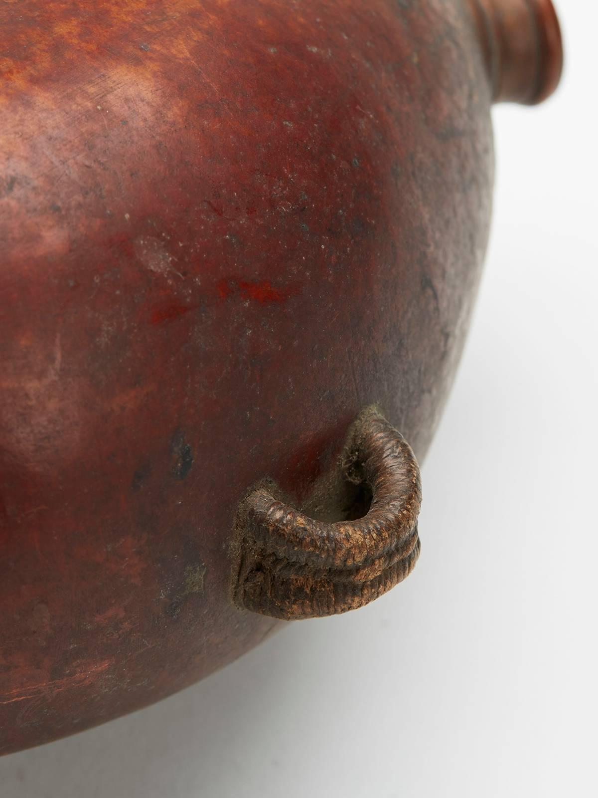 Wood Antique African Gourd Water Bottle with Provenance, circa 1870