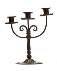 Viennese Secessionist Hugo Berger Candlestick, circa 1900