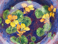 Vintage Royal Doulton Nasturtium Pattern Bowl, circa 1950