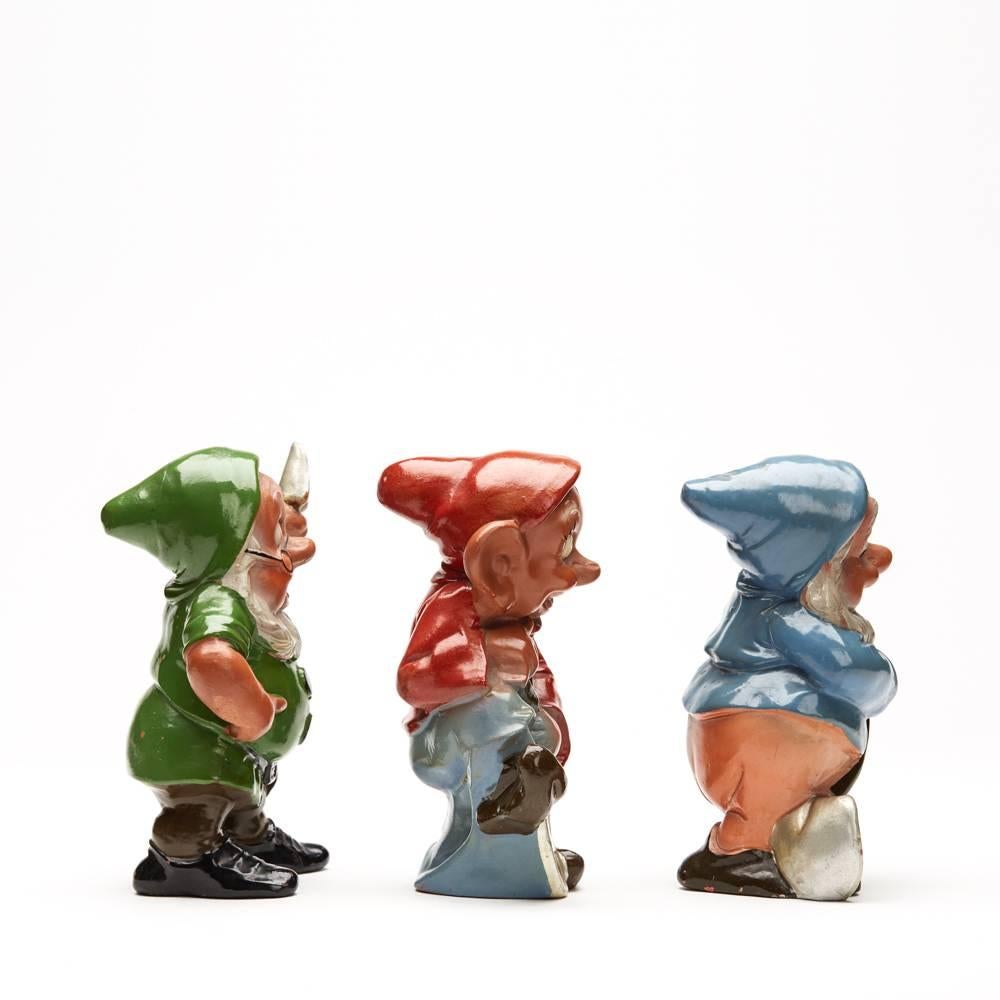 snow white and the seven dwarfs ceramic figurines