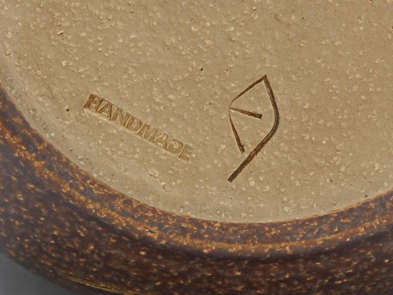 Vintage Scandinavian Soholm Bornholm Art Pottery Vase E. Johansen