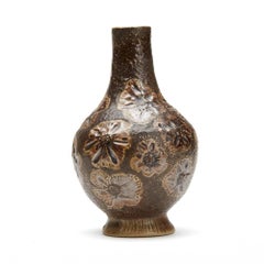 Robert Wallace Martin Floral Vase Martin Brothers, 1880