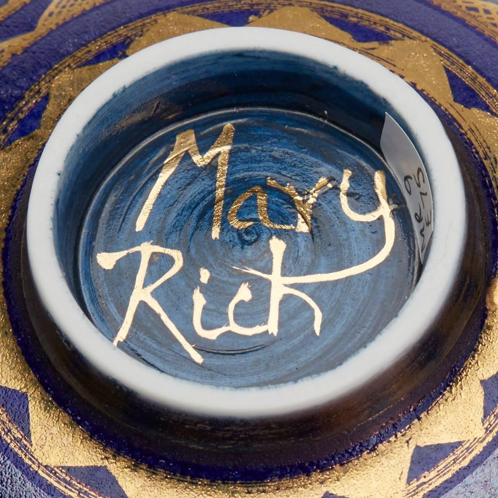 Mary Rich Studio Pottery Geometric Design Bowl, 20th Century 3