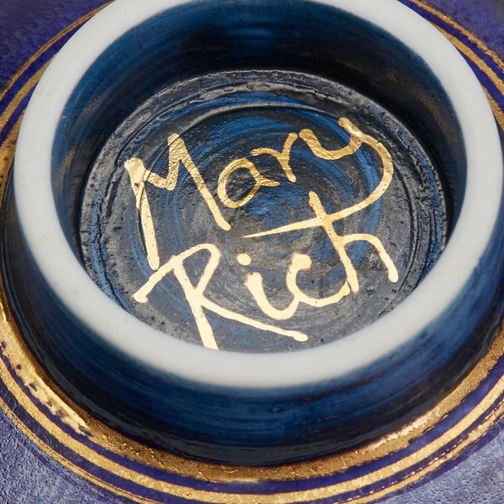 Mary Rich Studio Pottery Geometric Design Bowl, 20th Century 4