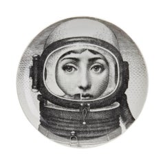 Used Italian Fornasetti Plate 'Tema E Varazioni'