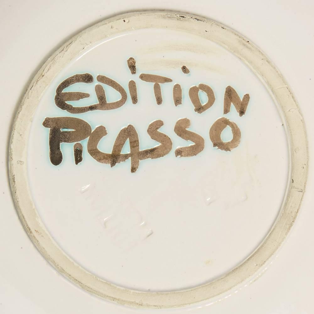 Glazed Pablo Picasso Pottery 'Picador' Plate, Limited Edition 1952