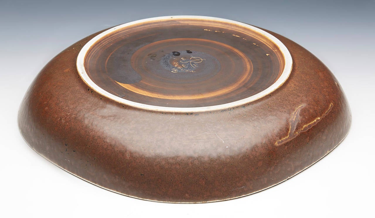 Vintage Swedish Hertha Bengtson for Rörstrand Art Pottery Bowl, 20th Century For Sale 1
