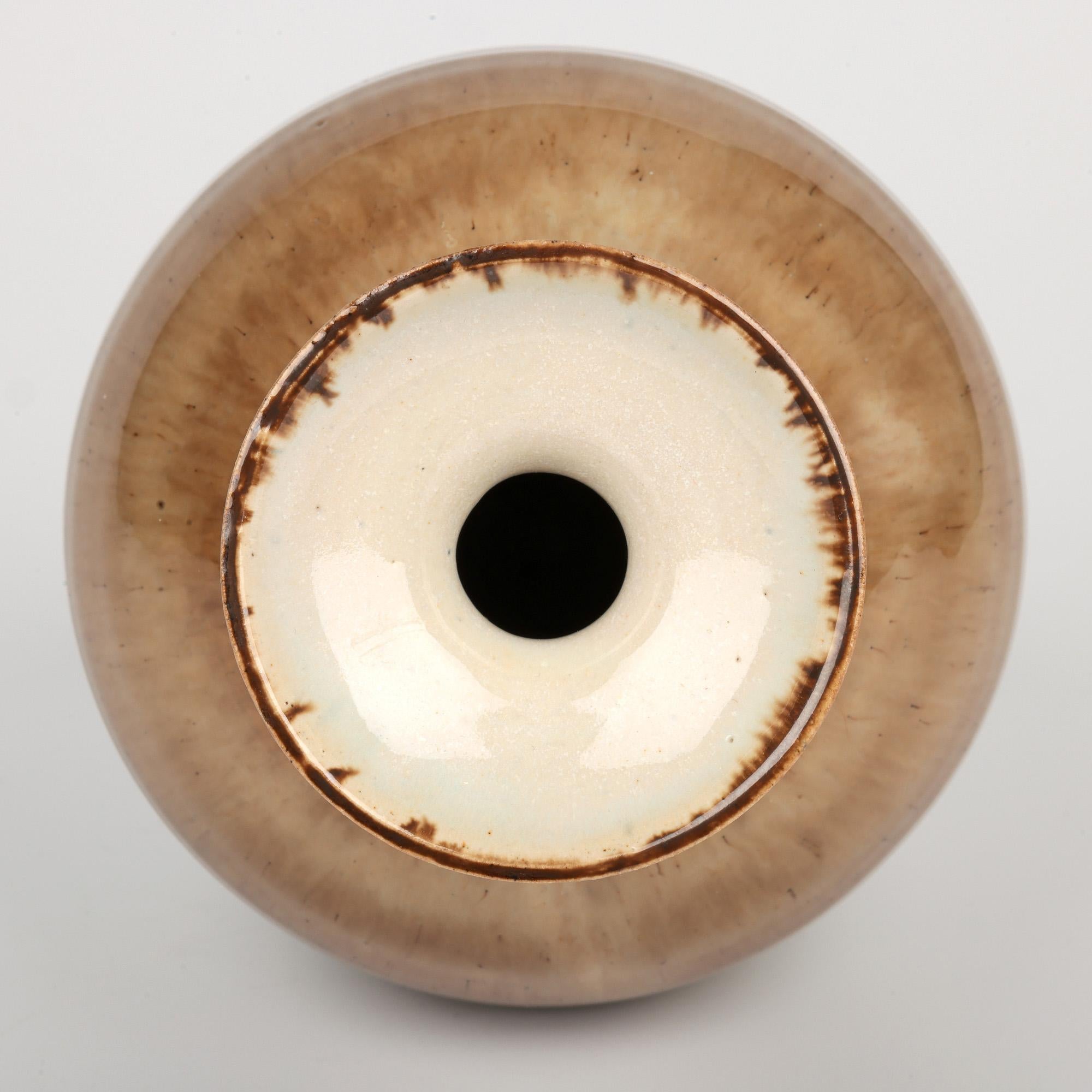 Roy Newman Pear Tree Pottery Stunning Studio Vase For Sale 5