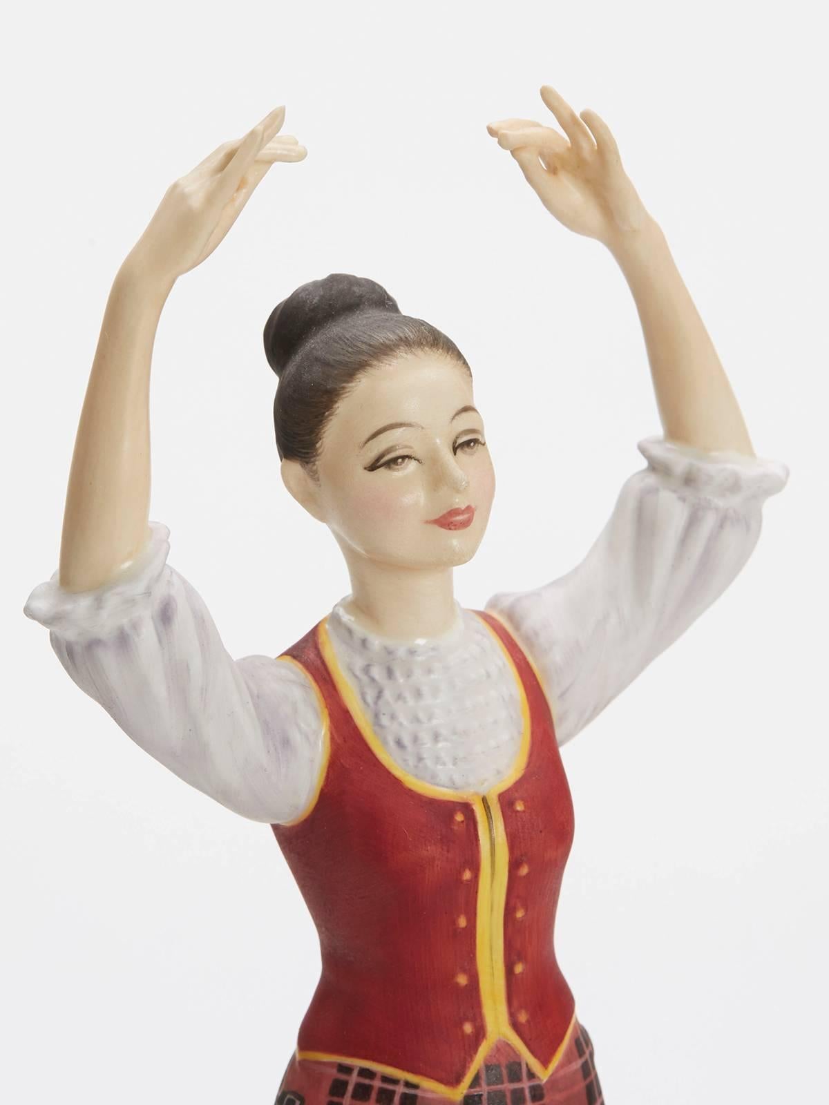 Royal Doulton Scottish Dancer Figurine, 1978 In Good Condition In Bishop's Stortford, Hertfordshire