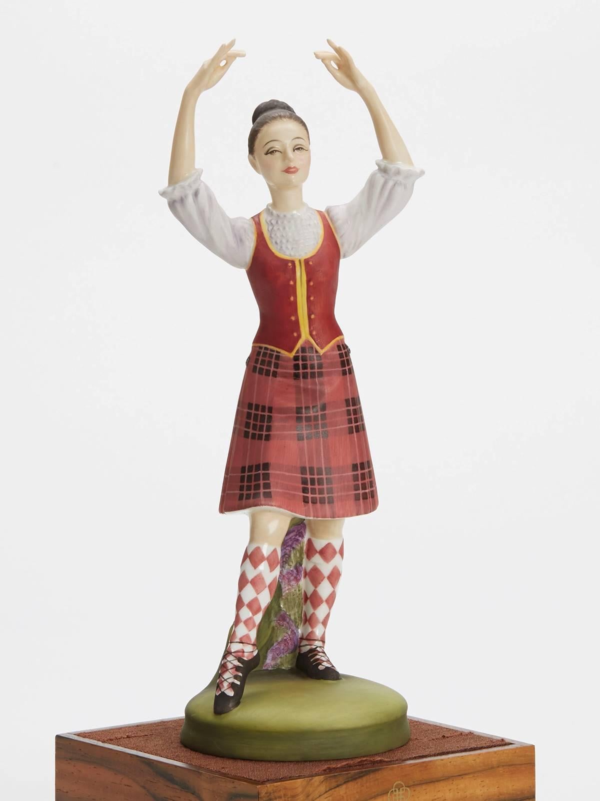 Hand-Painted Royal Doulton Scottish Dancer Figurine, 1978