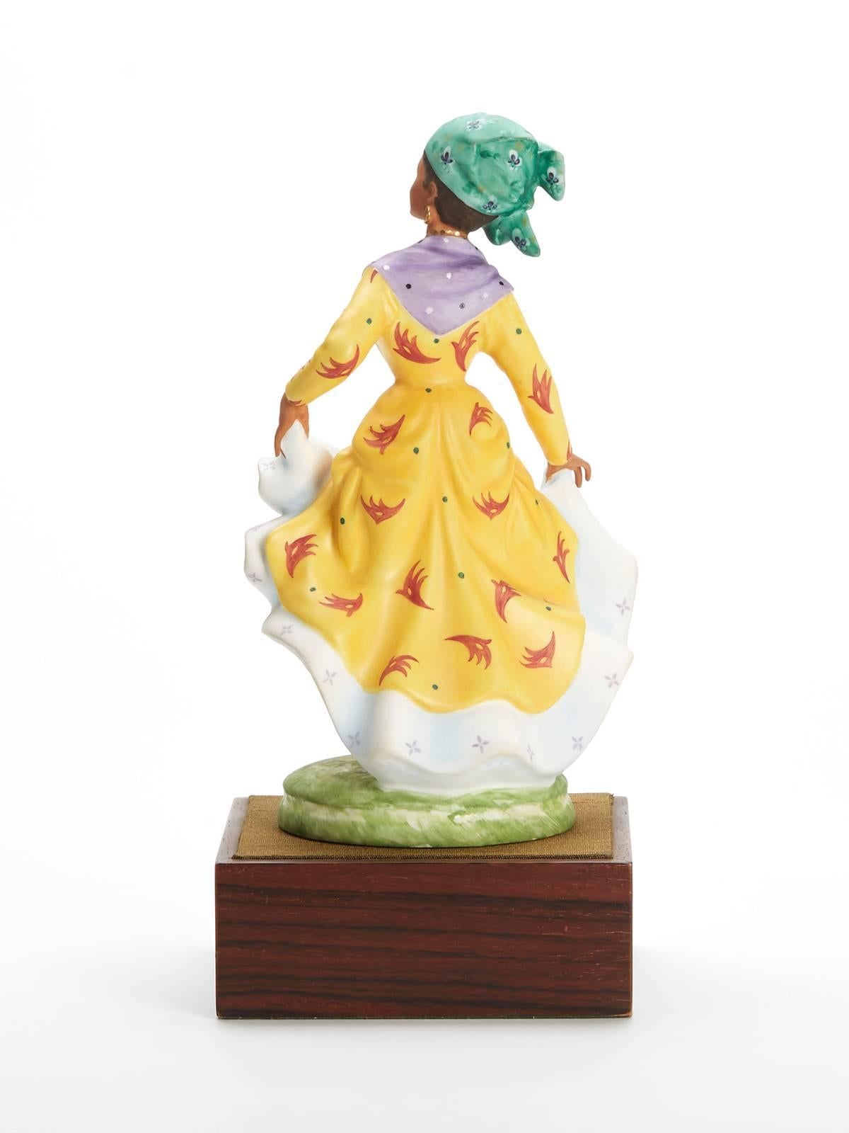 English Royal Doulton West Indian Dancer Figurine, 1981 For Sale