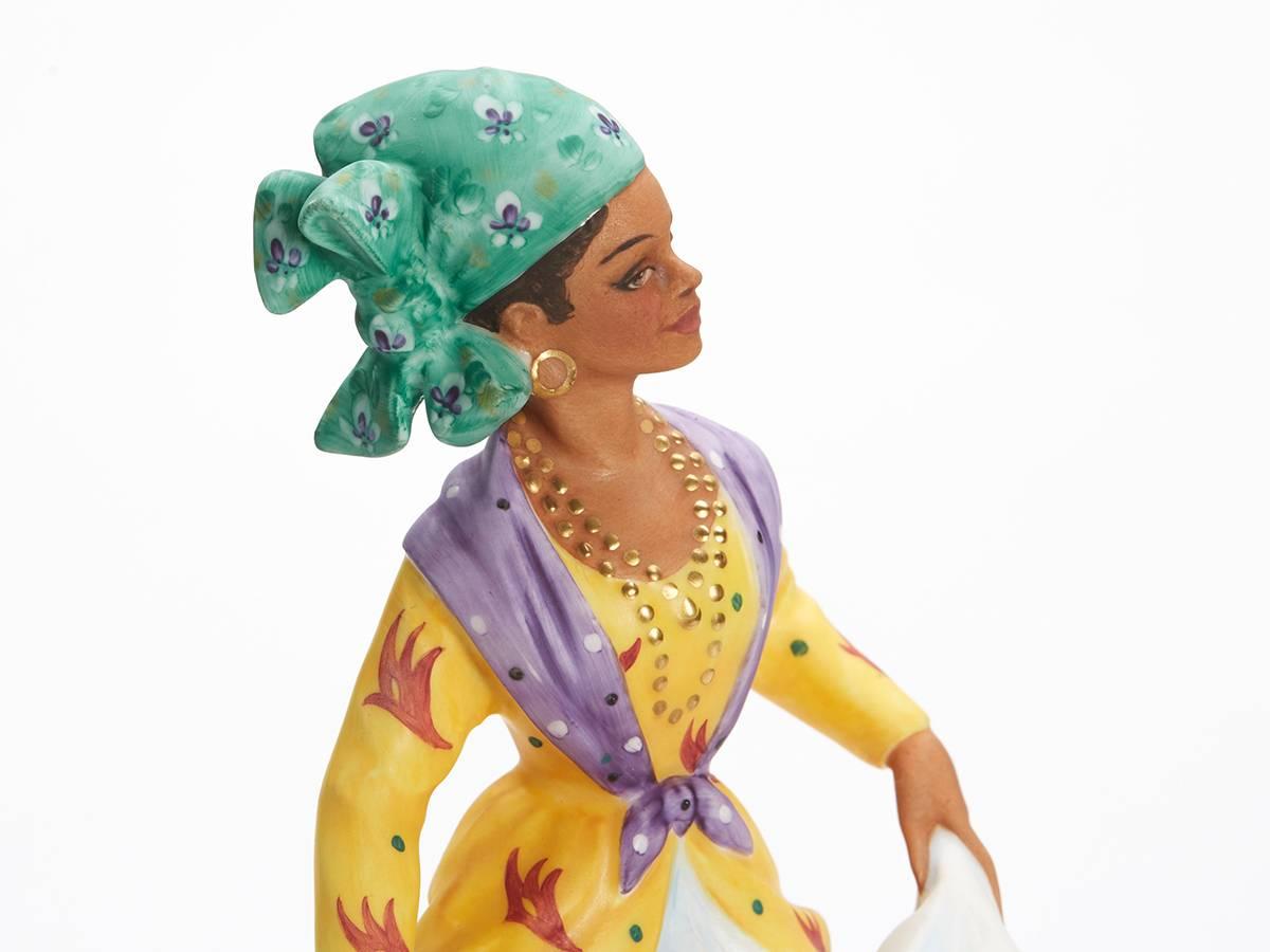 Hand-Painted Royal Doulton West Indian Dancer Figurine, 1981 For Sale