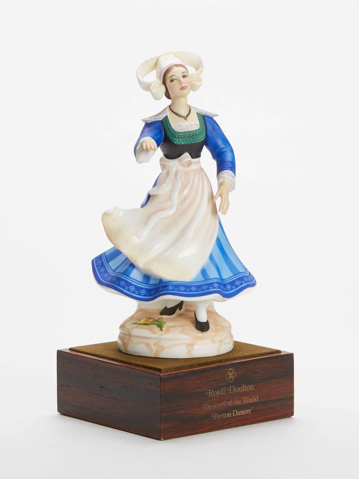 English Royal Doulton Breton Dancer Figurine 1981