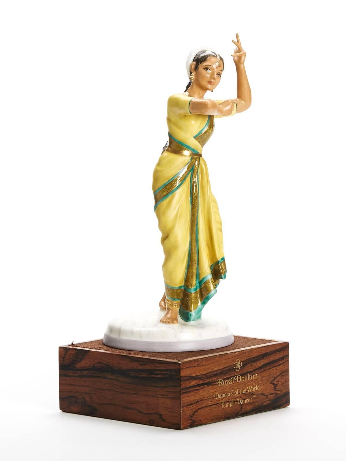 English Royal Doulton Indian Temple Dancer Figurine, 1976