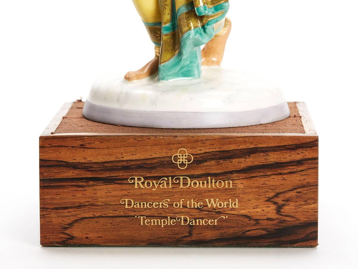 Royal Doulton Indian Temple Dancer Figurine, 1976 2