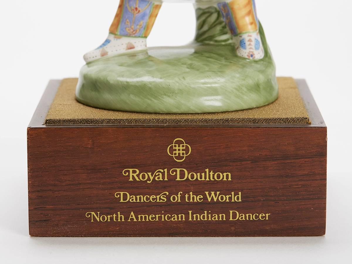 Royal Doulton North American Indian Dancer Figure, 1982 2