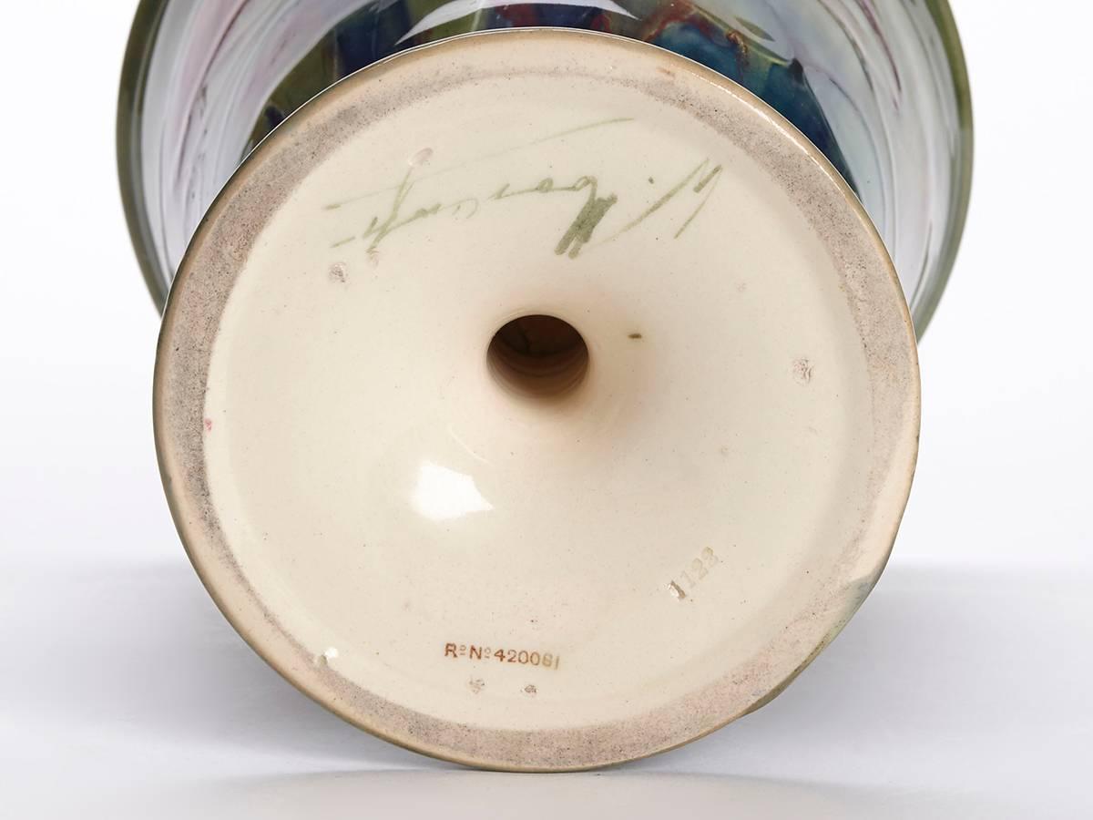 Moorcroft Claremont Goblet Vase, circa 1903 1