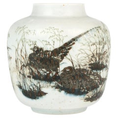 Nils Thorsson Royal Copenhagen Fajance Diana Bird Vase