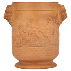 Davenport Antique Terracotta Bacchus Handled Wine Cooler