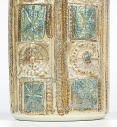 Kari Christensen Royal Copenhagen Fajance Tapestry Art Pottery Vase