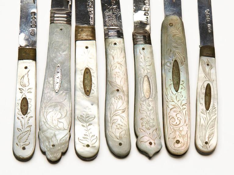 Incredible Antique Folding Fruit Knife Collection, 18th-20th