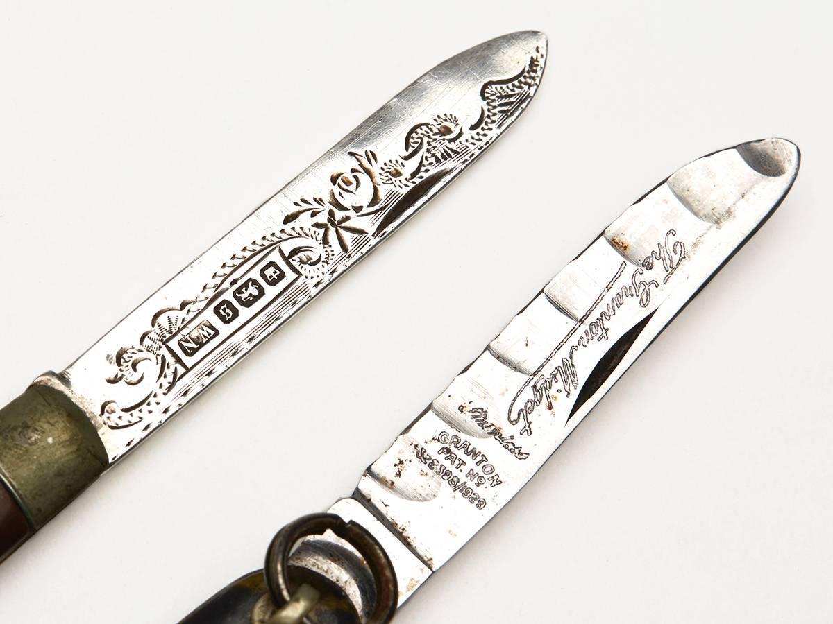 Incredible Antique Folding Fruit Knife Collection, 18th20th Century