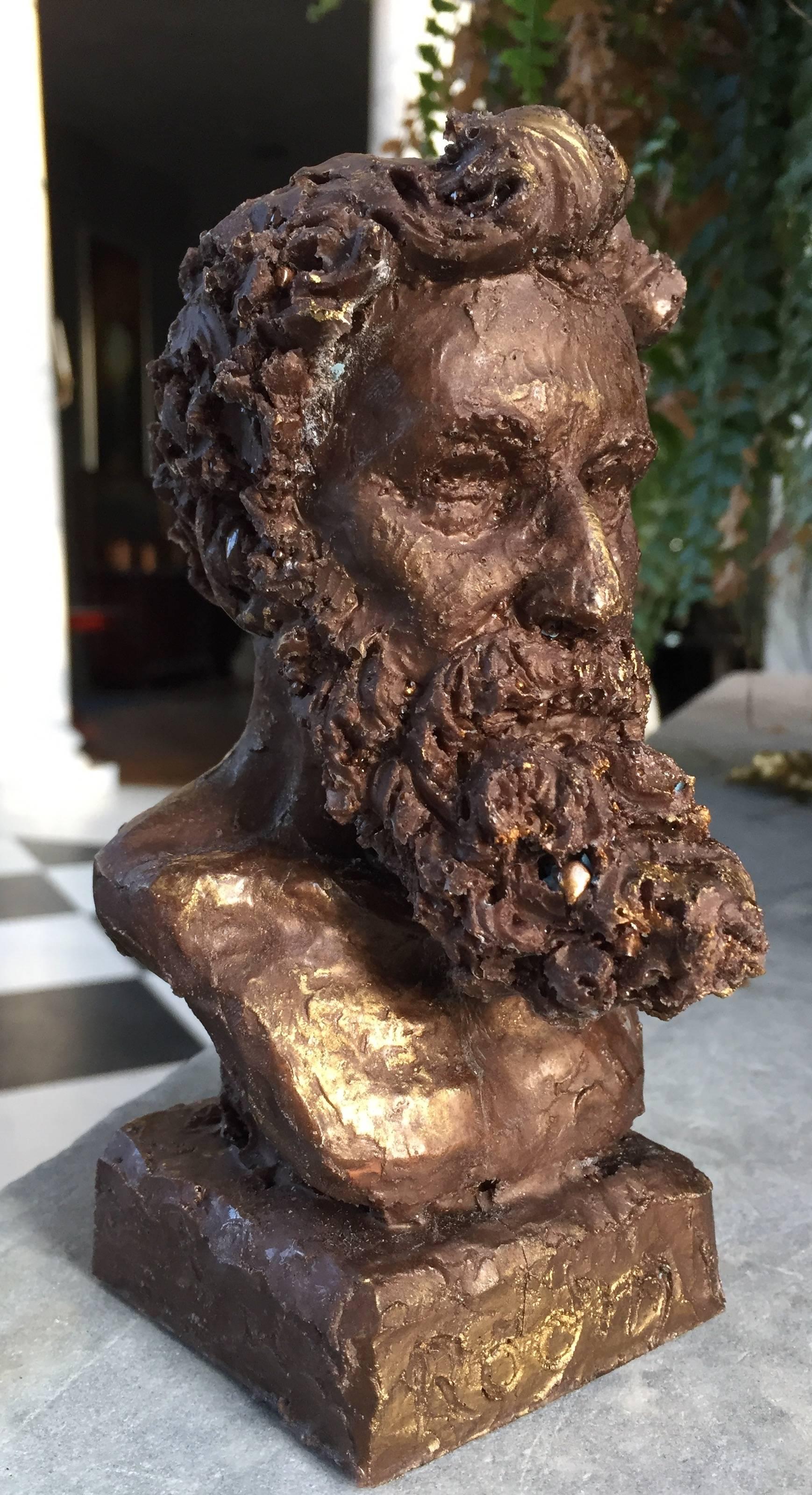 Bronze bust of Rodin by Sculptor Daniel Altshuler, 2016.
This is sculptor Daniel Altshuler's most recent creation. It is the bust of French Sculptor August Rodin, who's work he greatly admires.
Daniel Altshuler went to the School of The Museum of
