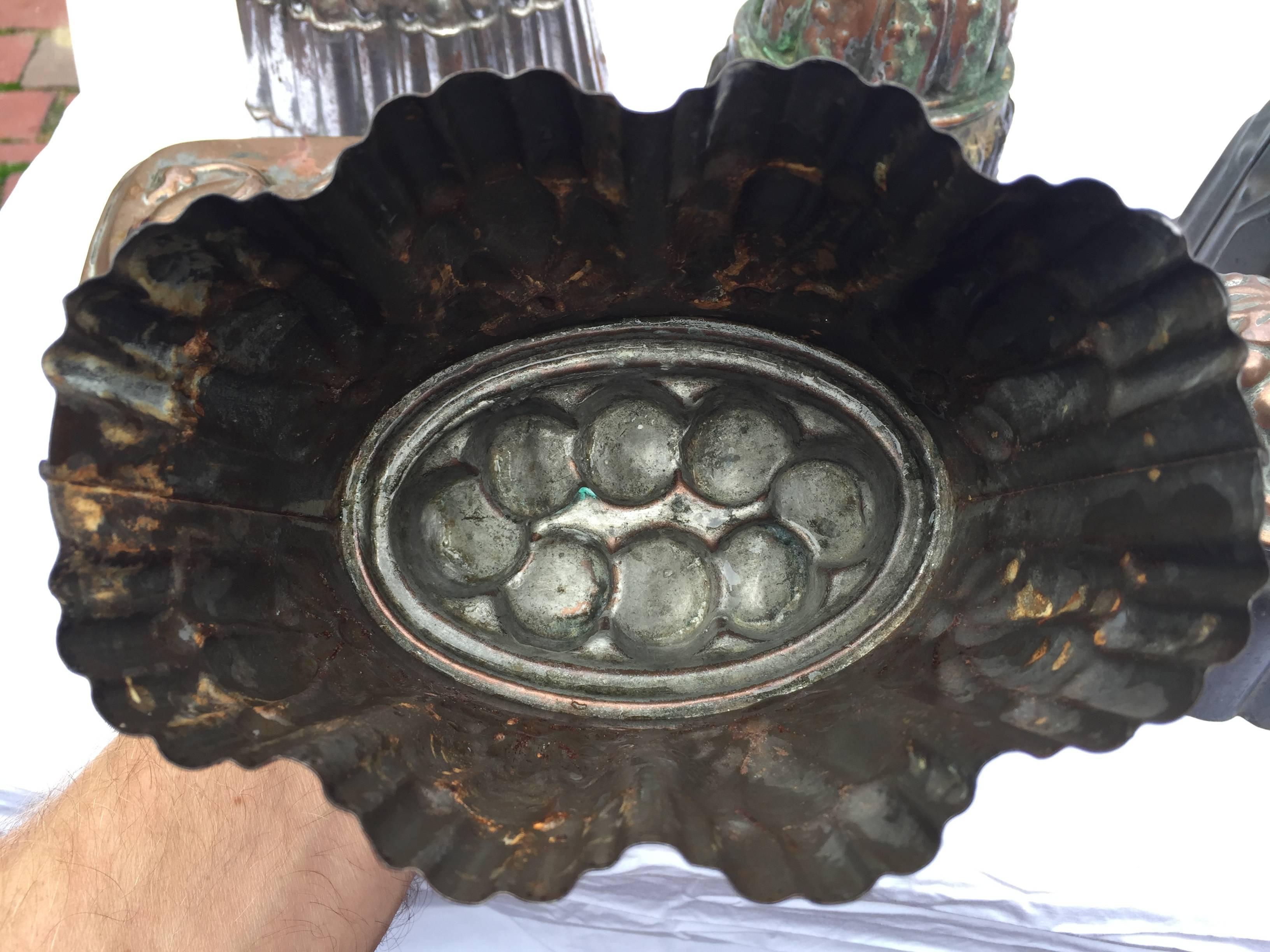American Copper Baking Molds ca1850