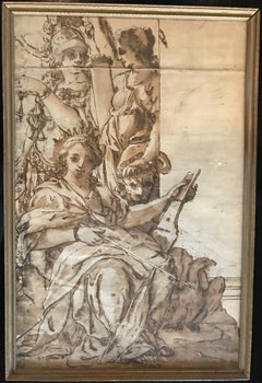 Coppia di disegni antichi