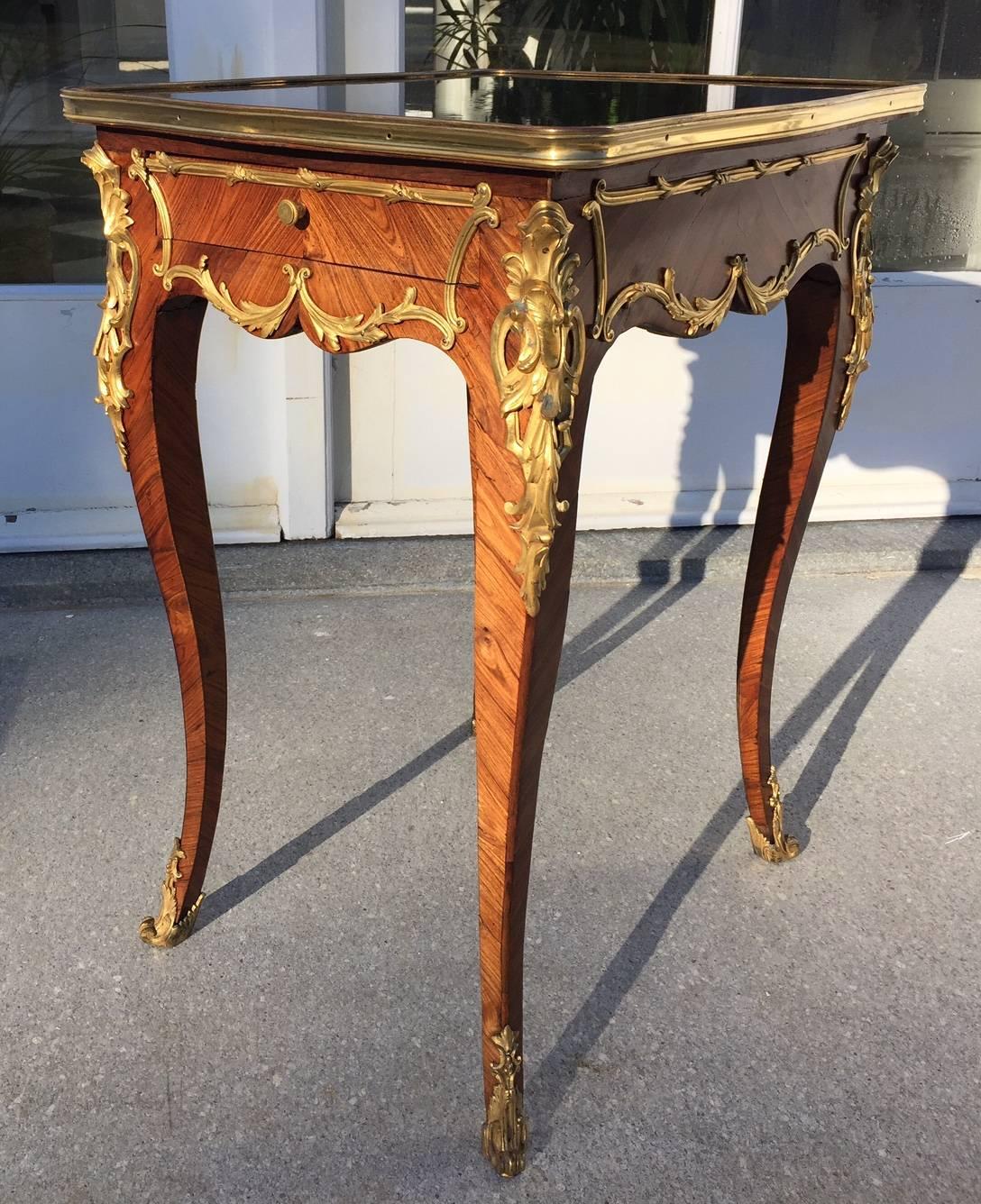 Ormolu Louis XV Side Table 