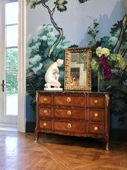 Transitional Marble Top Commode