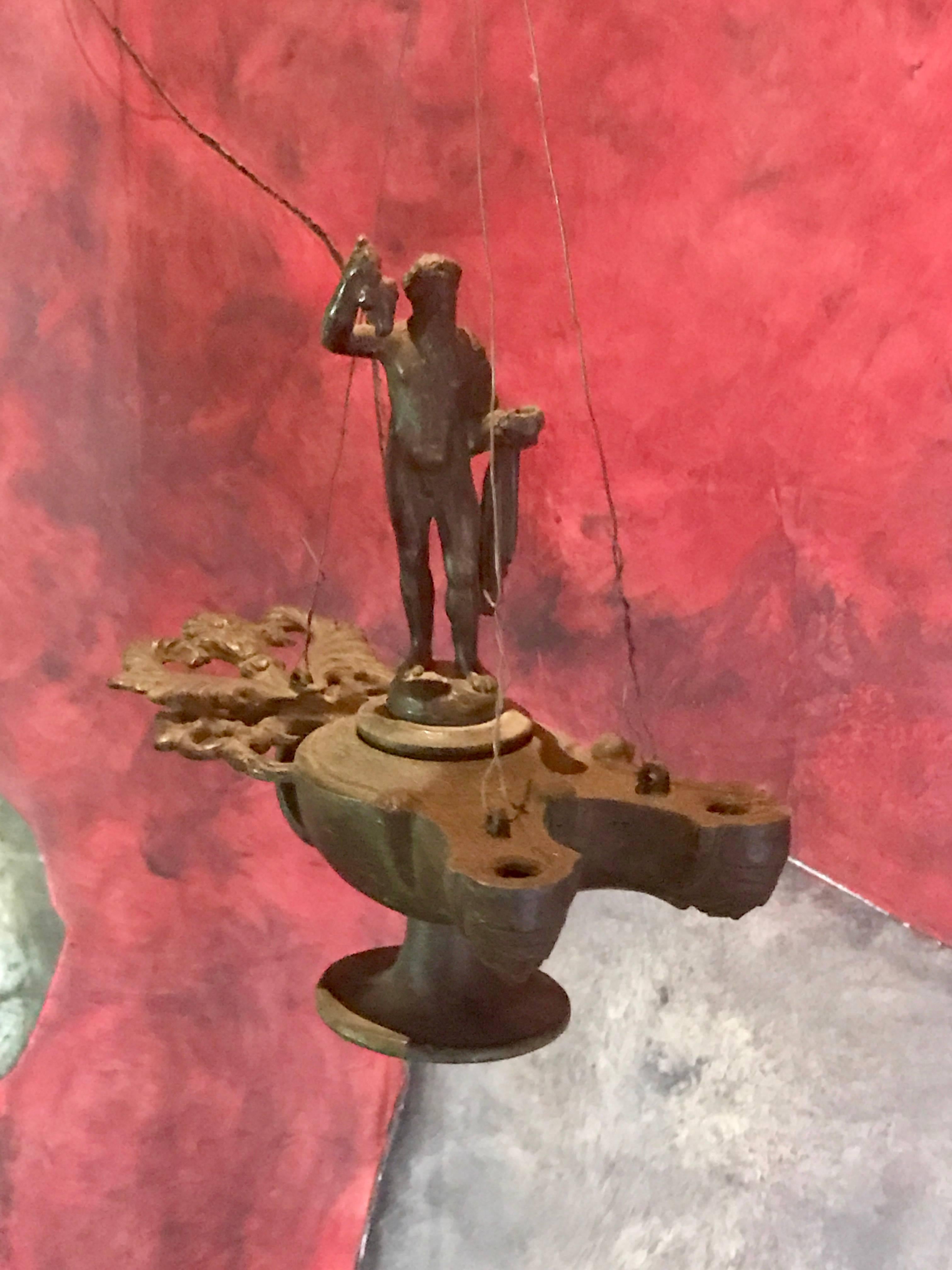 Cast Bronze Table Lamp 