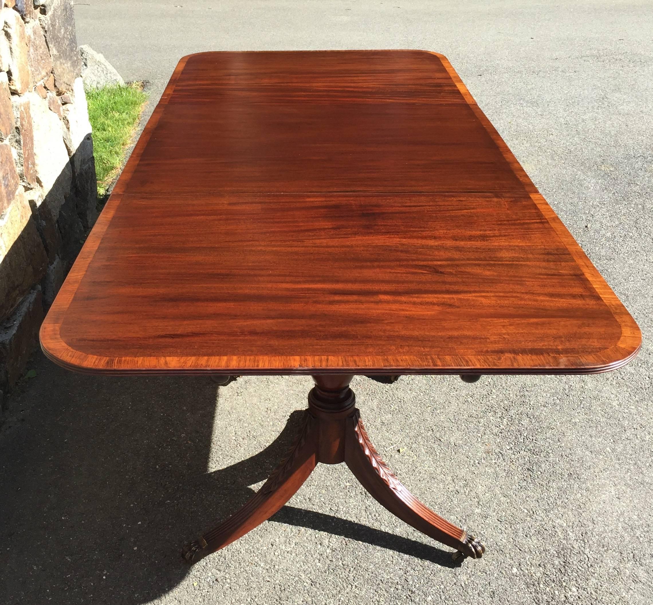 Regency Dining Table in Solid Mahogany