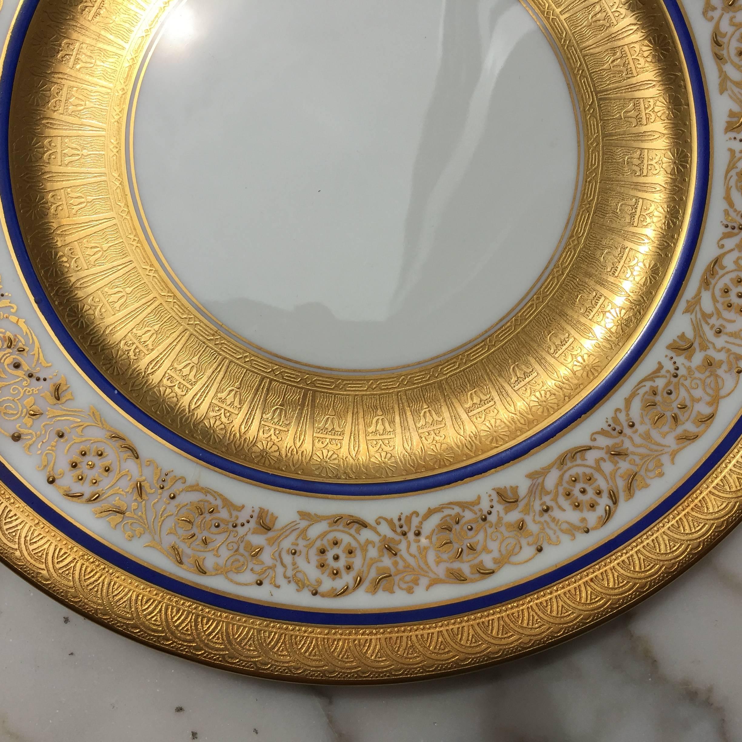English 10 Dinner Plates by Cauldon