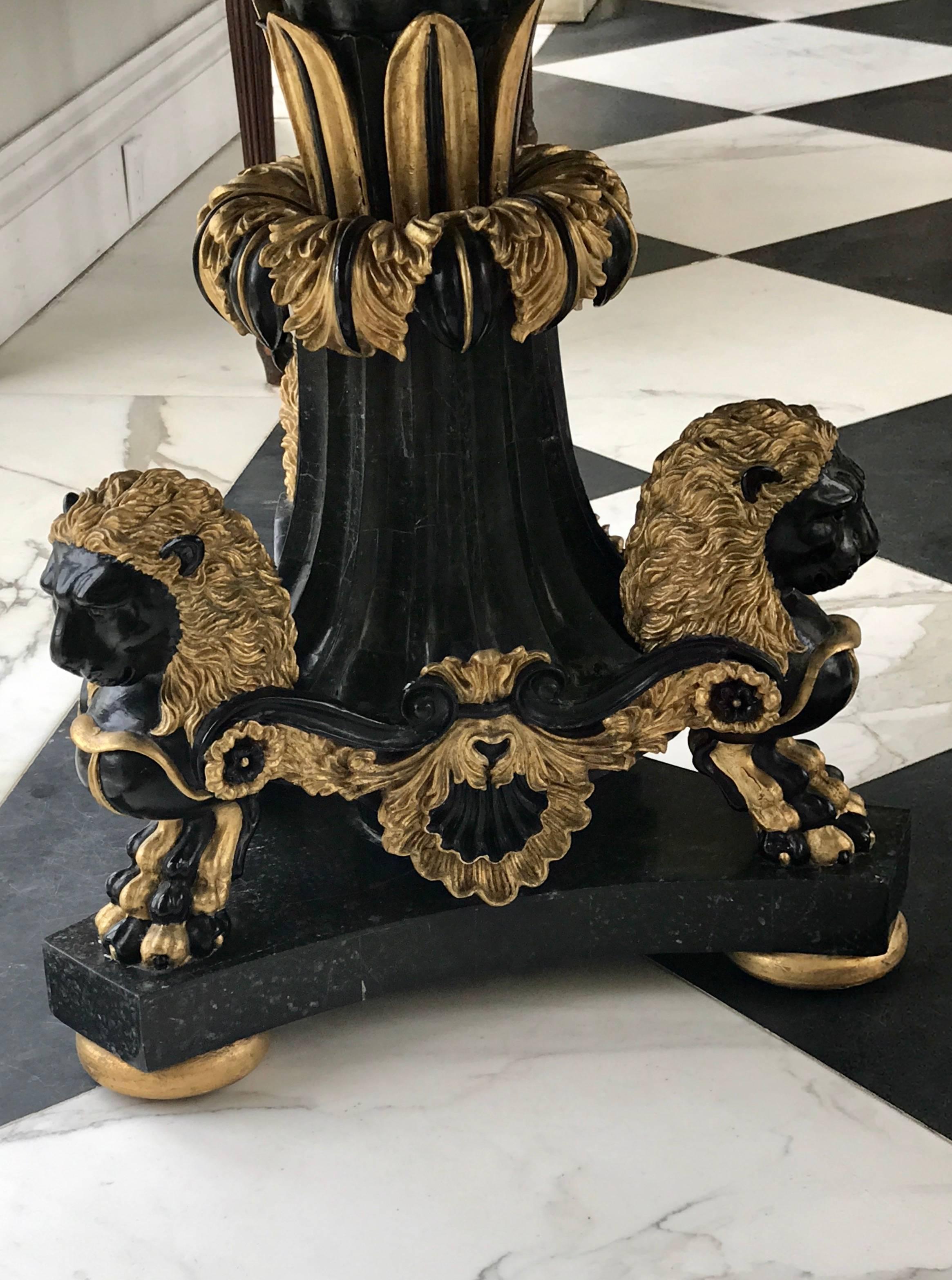 Late 20th Century A Marble Center Table