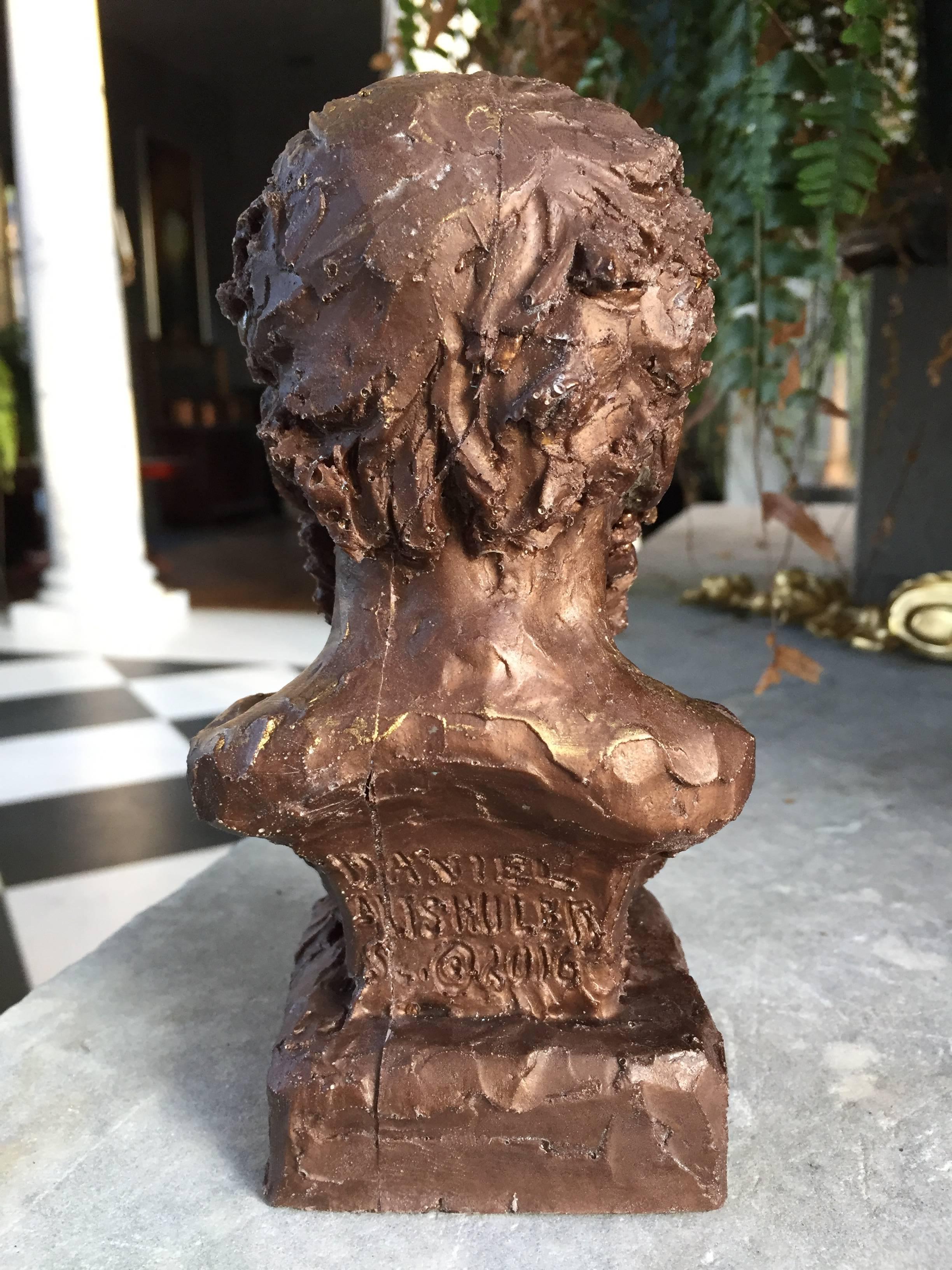 Cast Bronze Bust of Rodin by Sculptor Daniel Altshuler, 2016