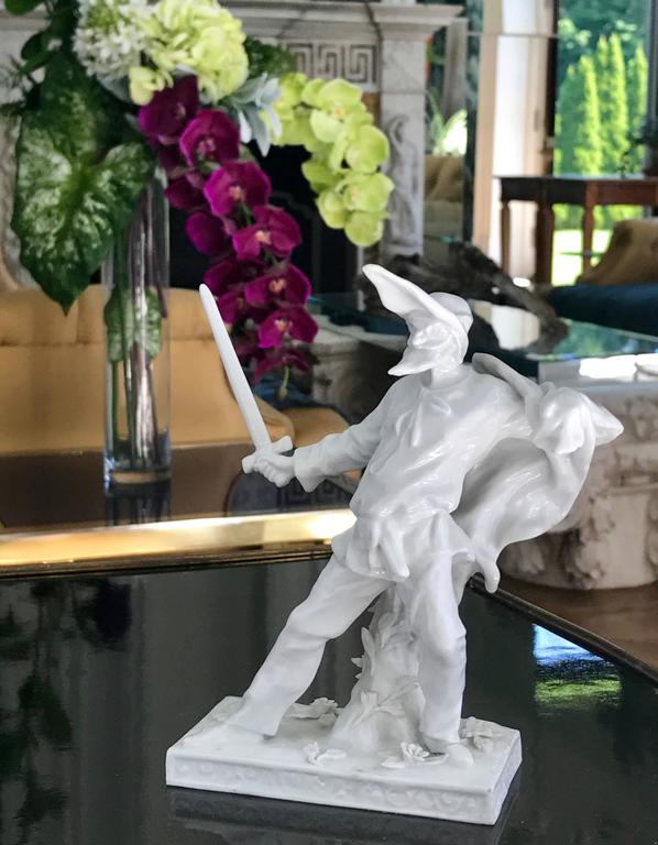 Pair of Porcelain Sculptures For Sale at 1stDibs