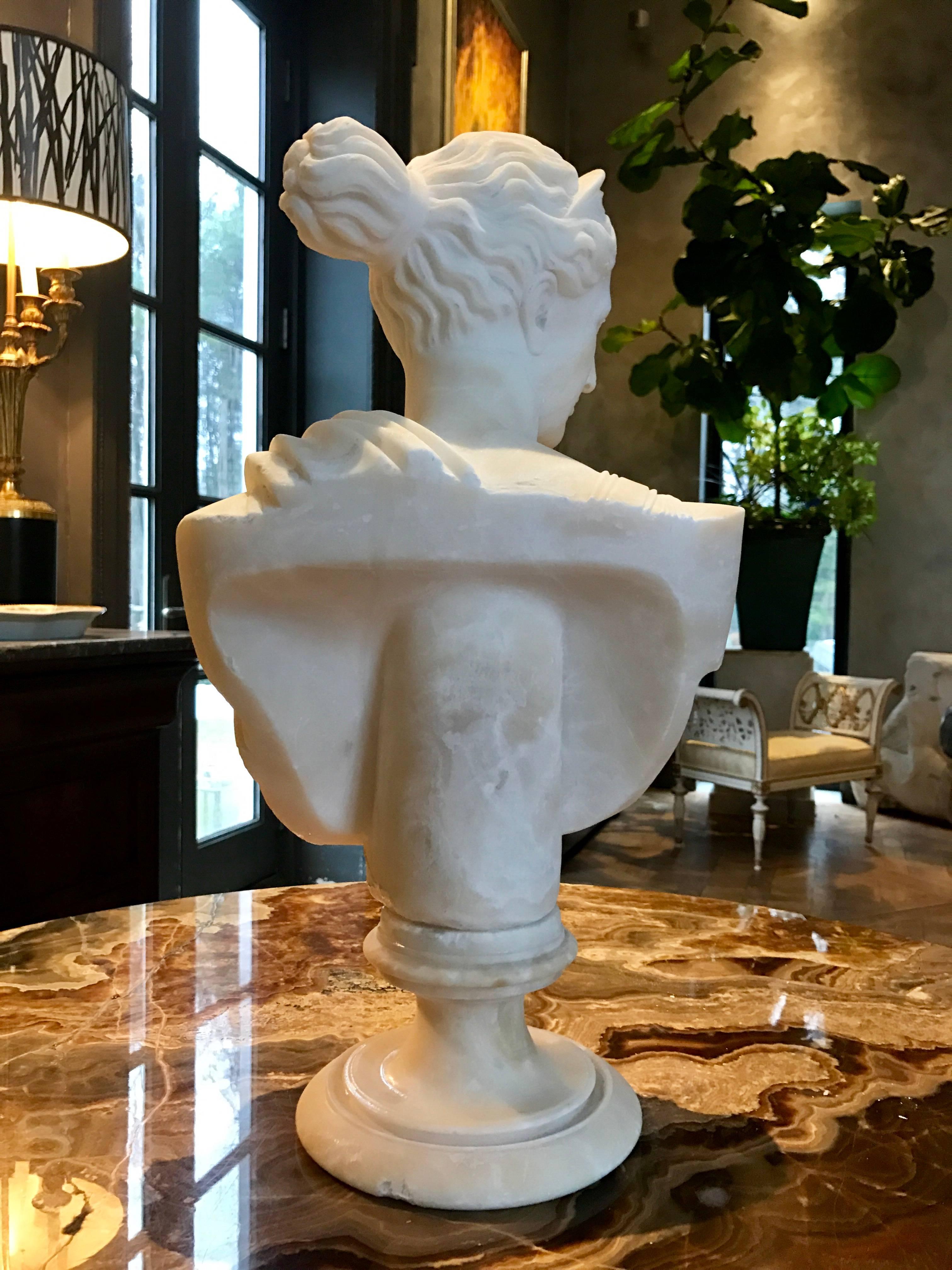 Italian Bust of Diana 