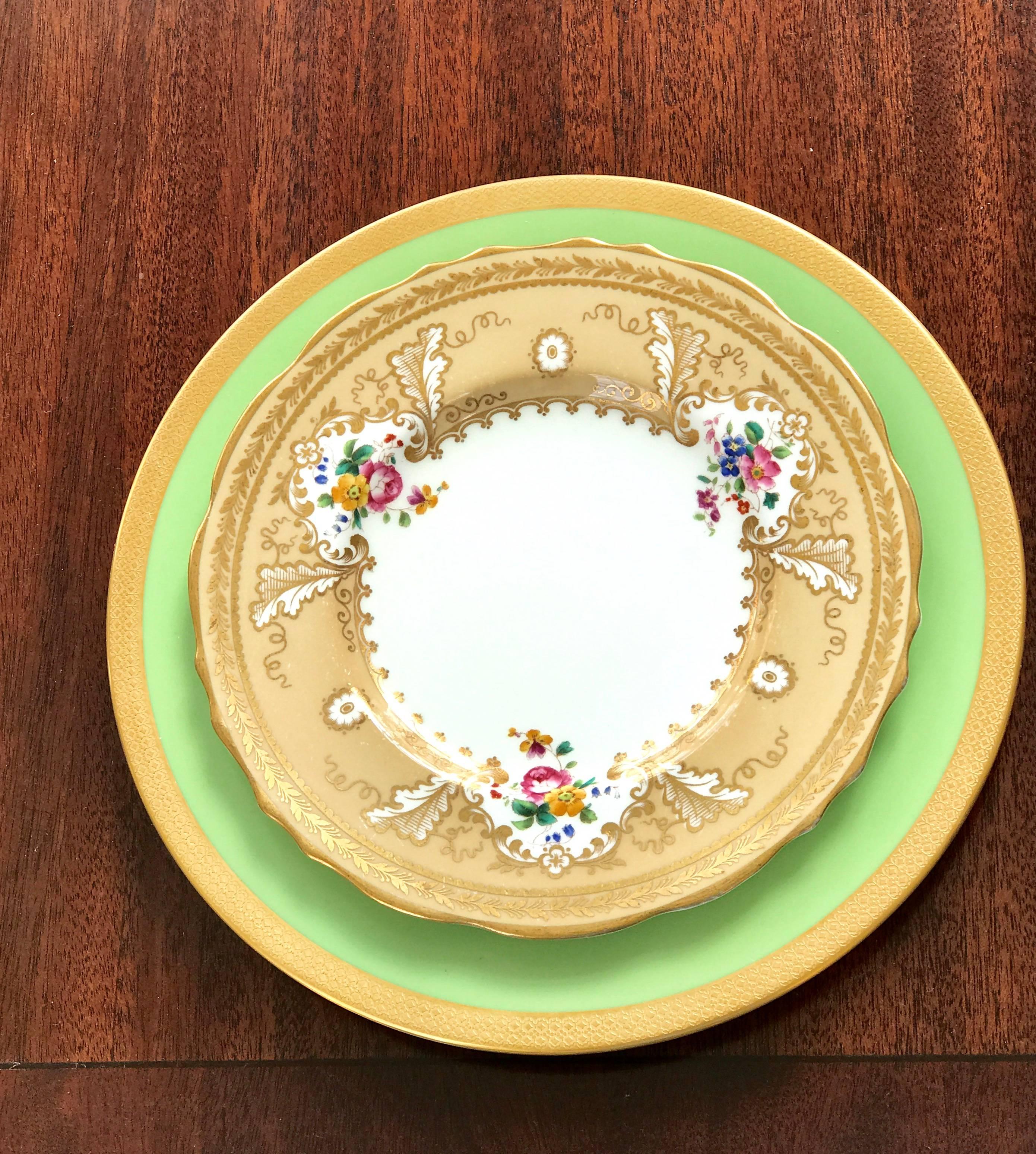 12 Tiffany Desert Plates In Good Condition In New Haven, CT