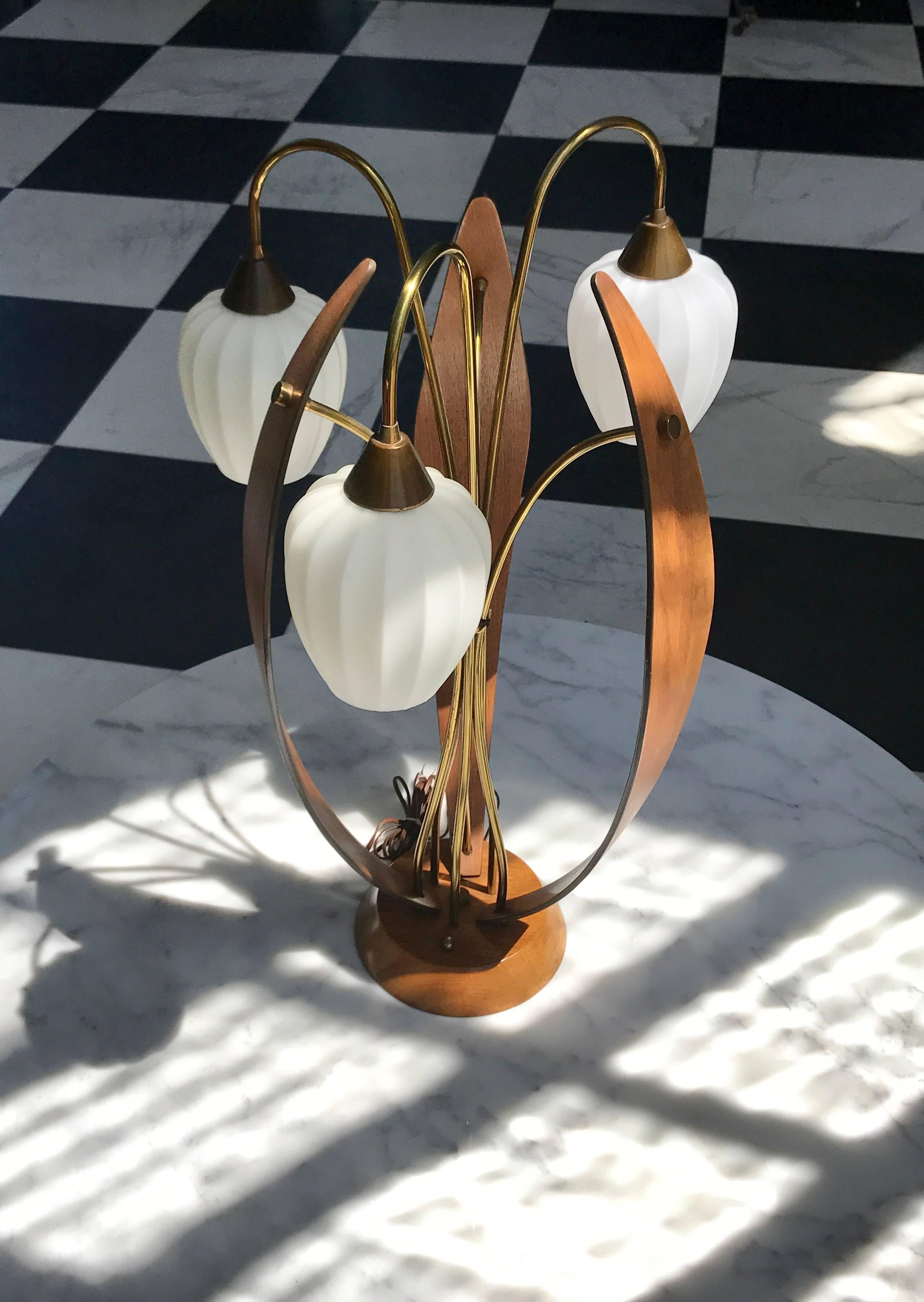 American MCM Table Lamp