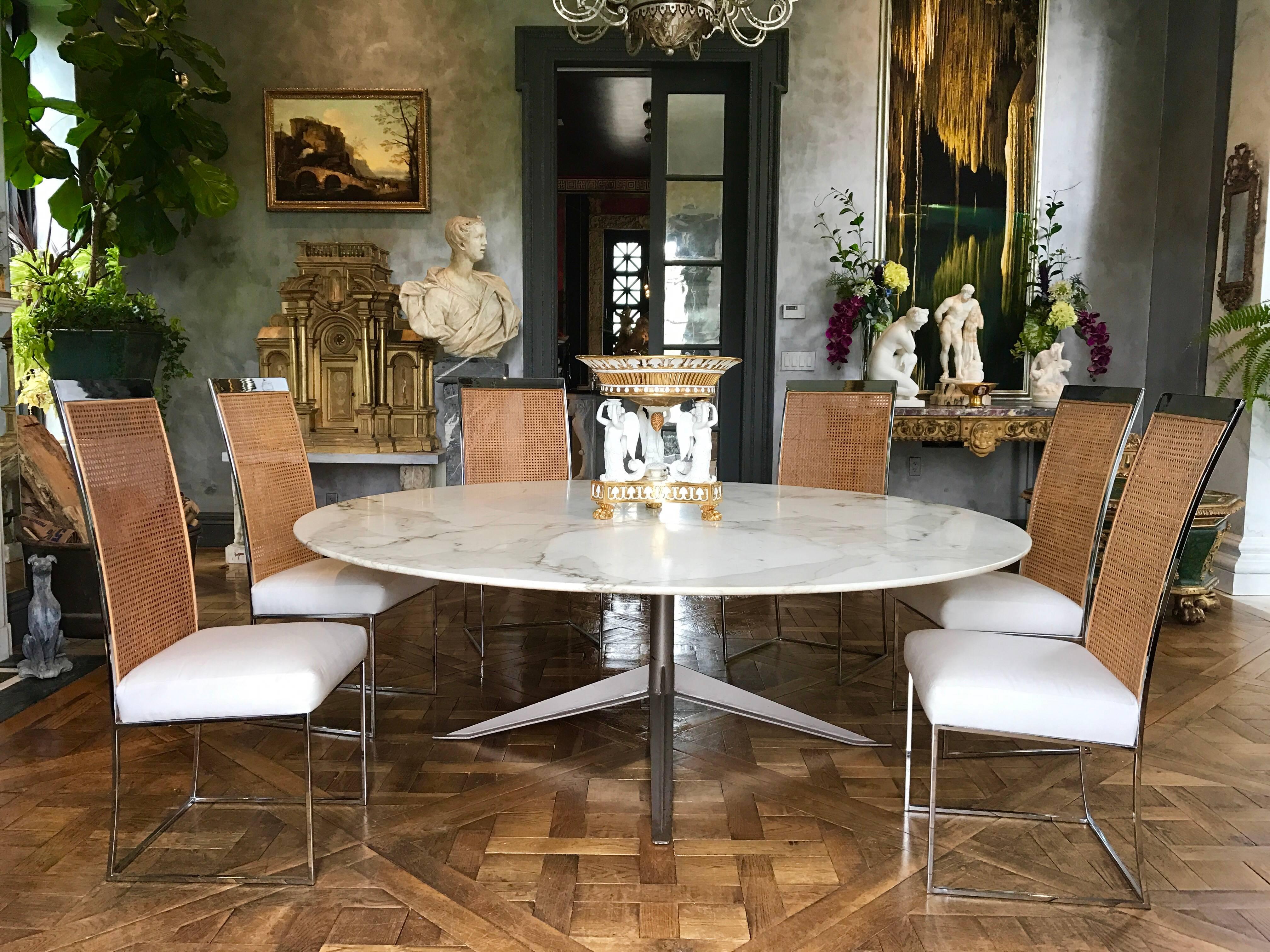 Modern Exceptional Knoll Marble Dining Table