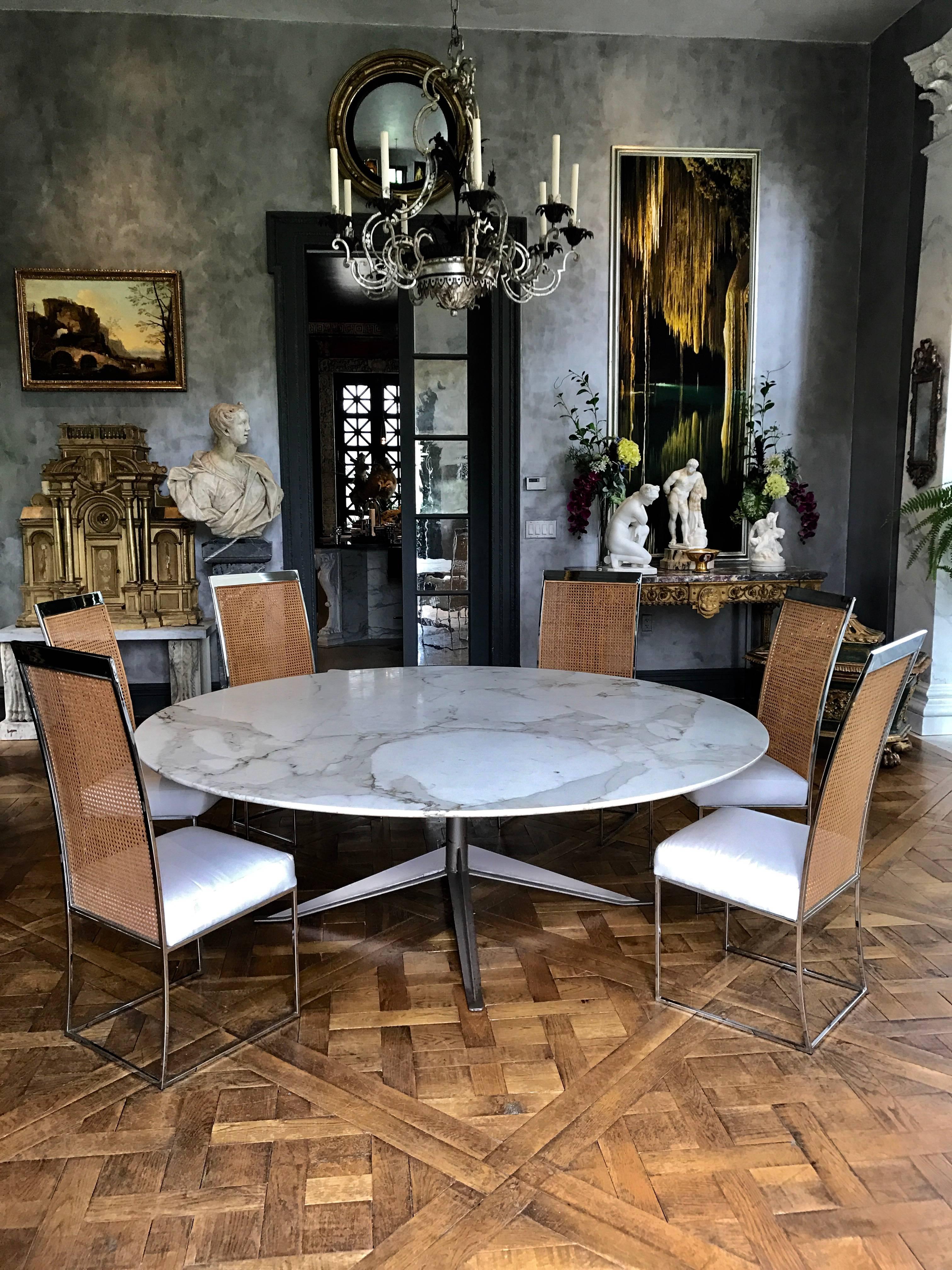 Polished Exceptional Knoll Marble Dining Table