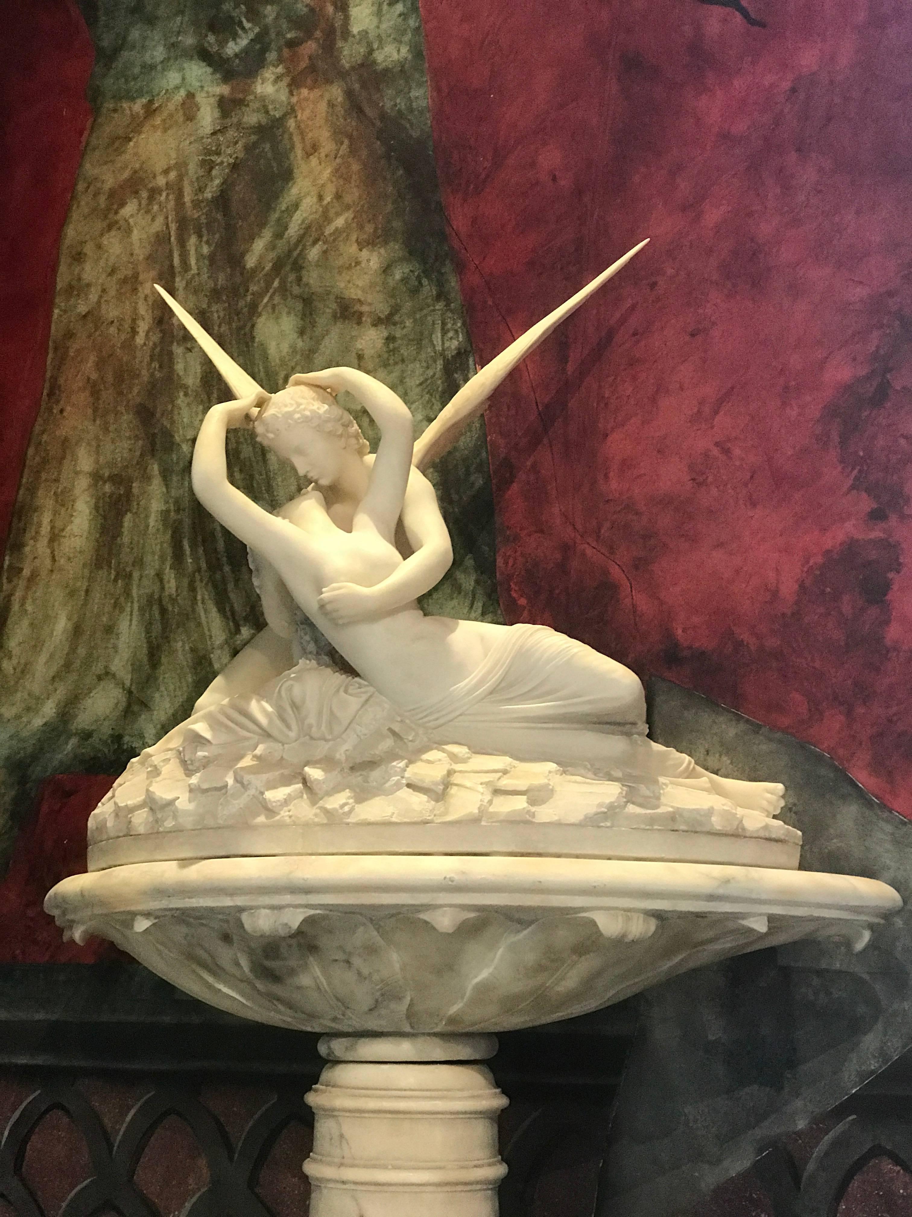 Skulptur von Amor und Psyche (Italienisch) im Angebot